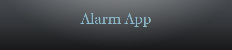 Alarm App