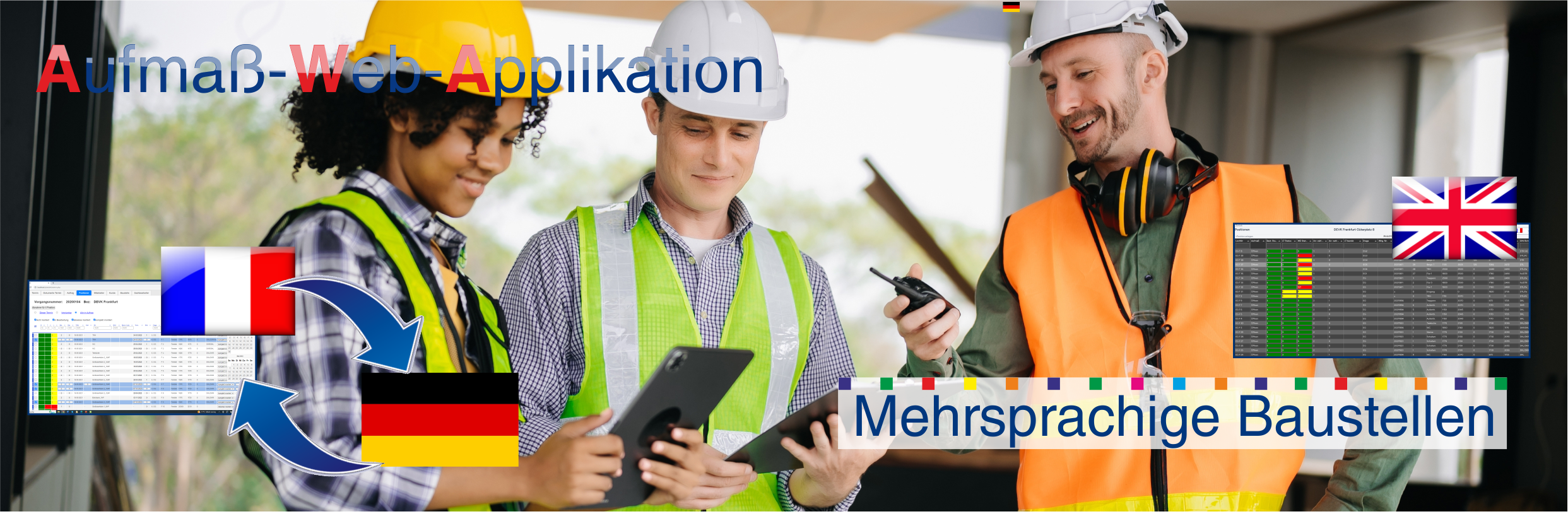 Aufma Sprachen Tabellen Web-App
