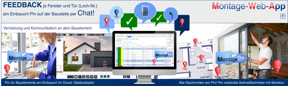 Montage Web App Fenster