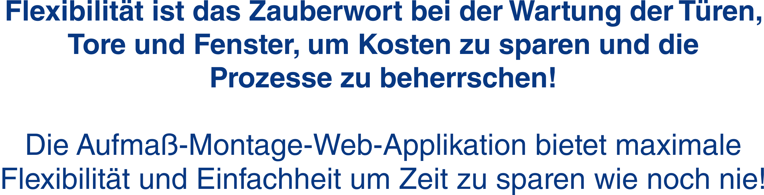 Wartung Zeit sparen Checklisten Flexibilit�t