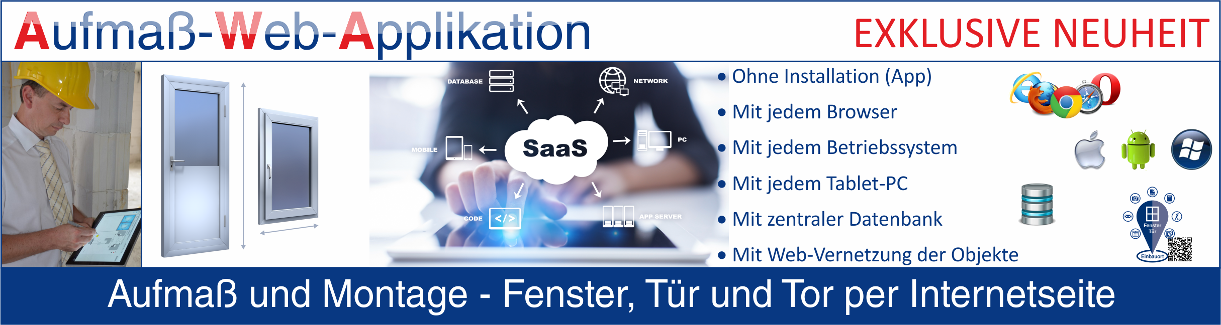 Aufma Montage Internet Applikation Fenster Tuer