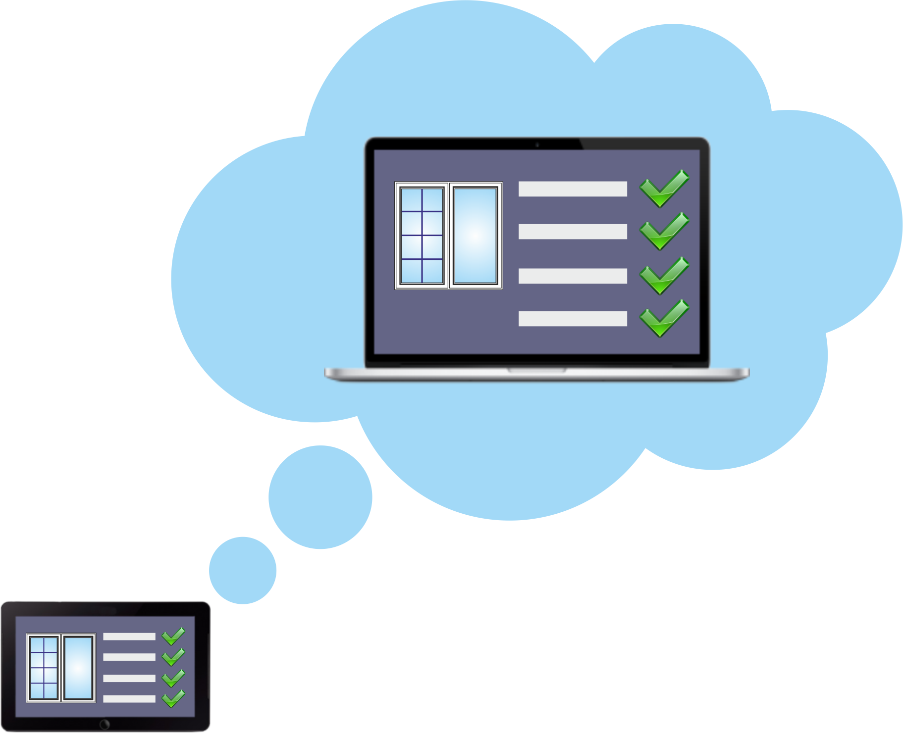 Workflow Visualisierung Fenster