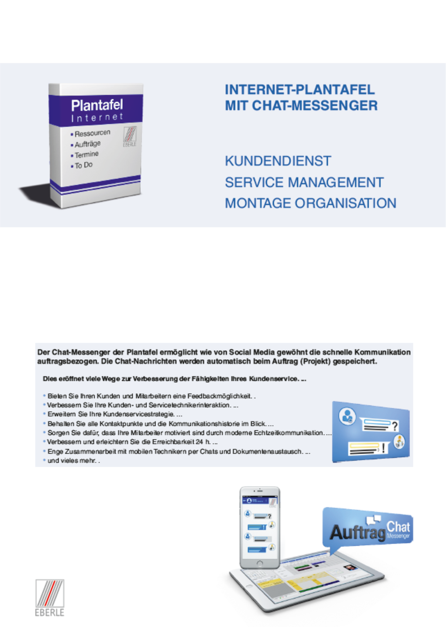 Plantafel Chat Messenger