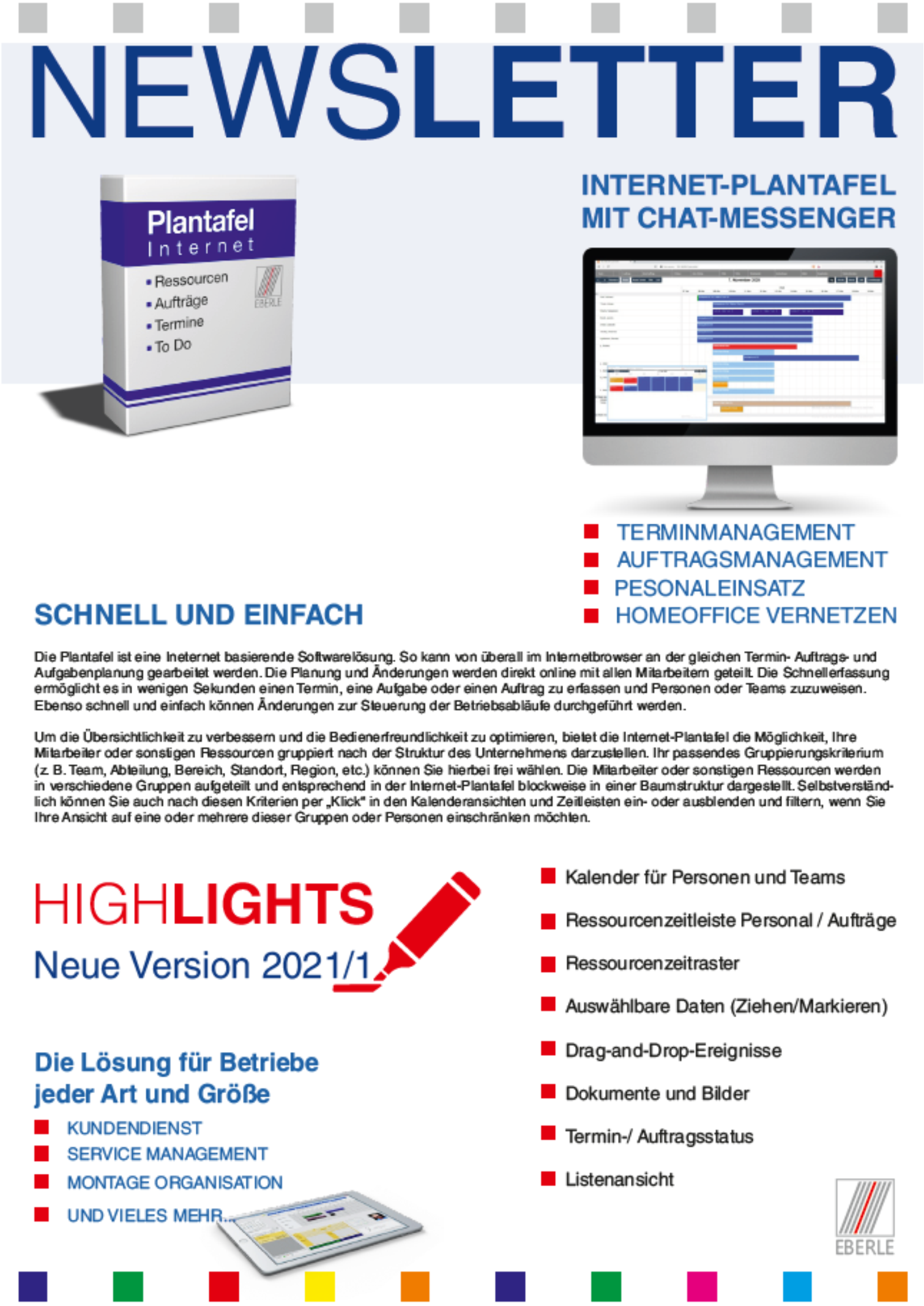 Plantafel Newsletter