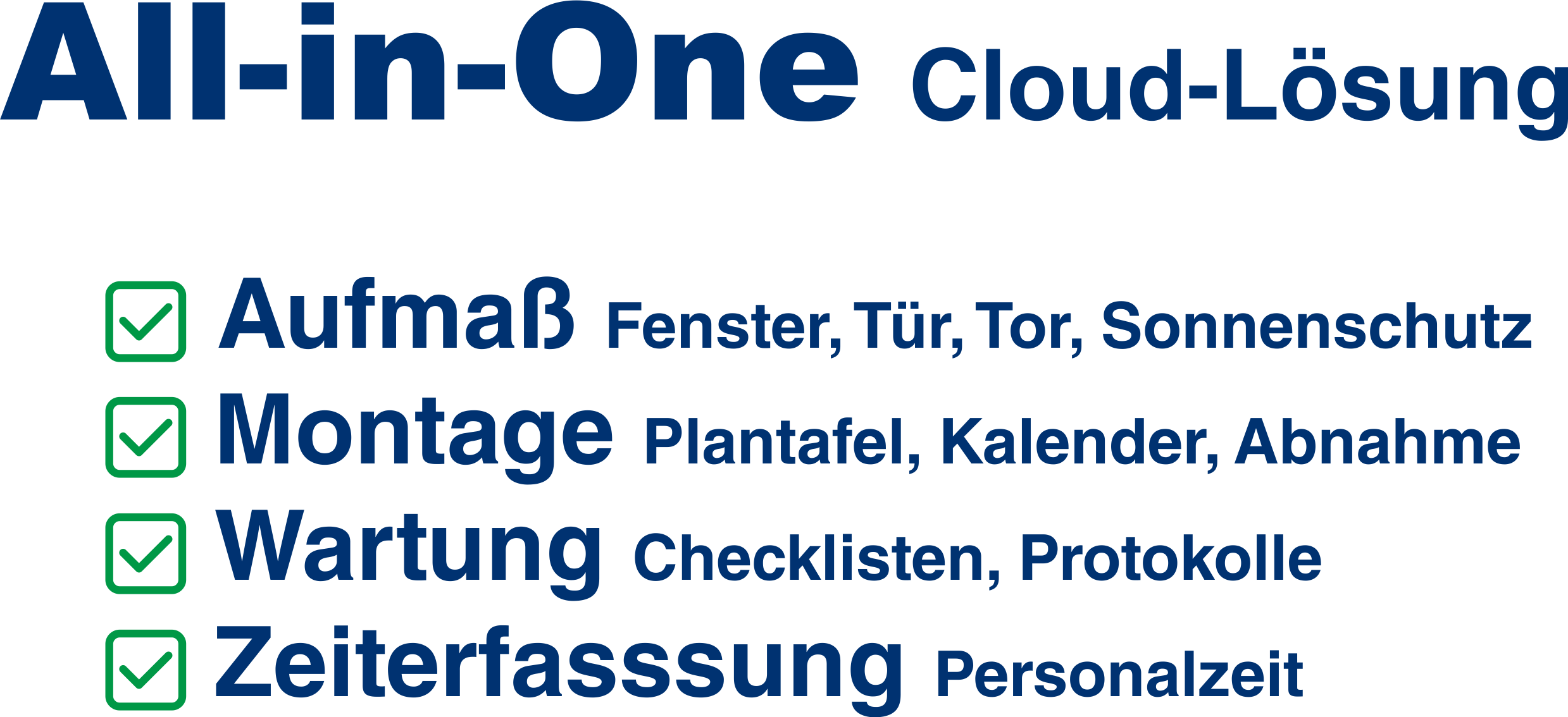 All in One Cloud-Lösung All in One Cloud-Lösung