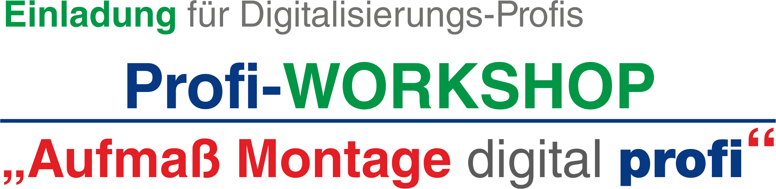 Aufma� Montage Workshop 2