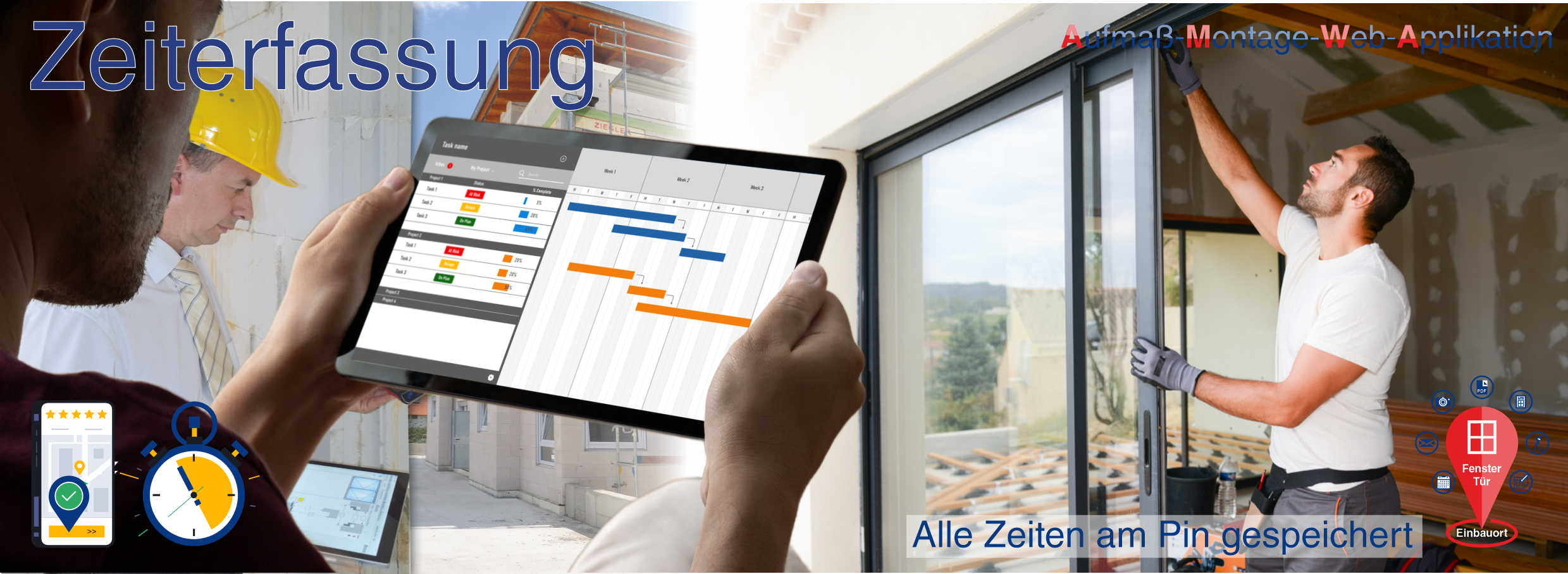 Zeiterfassung Aufma� Montage